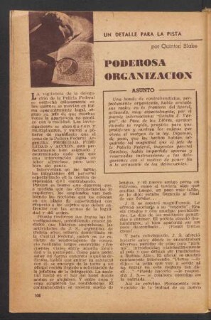 Poderosa organización : Un detalle para la pista