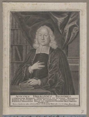 Bildnis des Augustus Hermannus Franckius