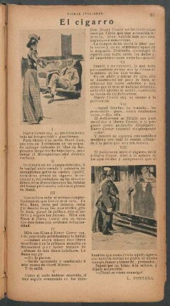 El cigarro : Firmas italianas
