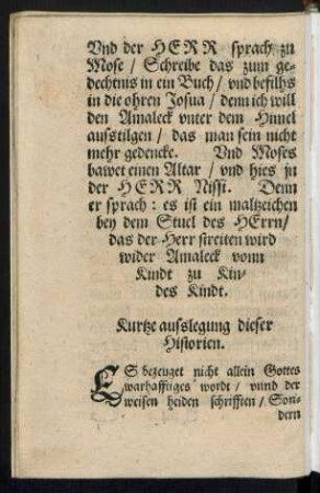 Kurtze ausslegung dieser Historien.