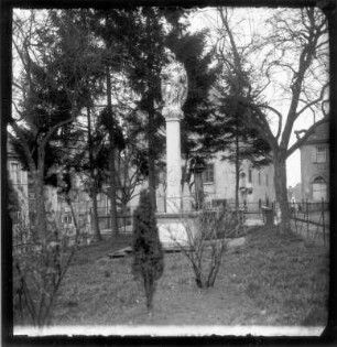 Mariensäule : Aub (Kreis Würzburg), Markt. Mariensäule (18. Jh.)