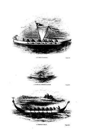 21. A SAMOAN TRAVELLING CANOE