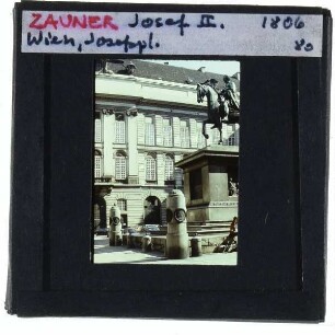 Wien, Josefsplatz,Wien, Zauner, Statue Josef II.