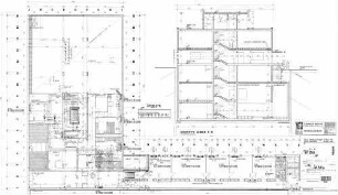 Stuttgart Hbf: Neubau Basagebäude - Heizung / Schnitt Achse 8-9 Nebengeb. Heizung