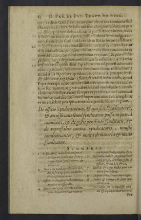 De officio Syndicatorum