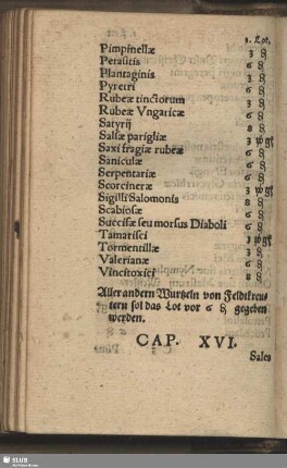 Cap. XVI. Sales / Samen