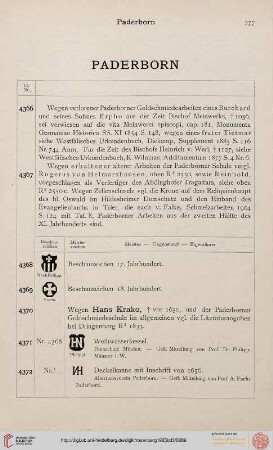 Paderborn - Preußen (Nr. 4366-4426)