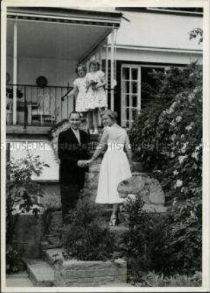 Georg Adenauer bei seiner Verlobung mit Ulla Britta Jeansson