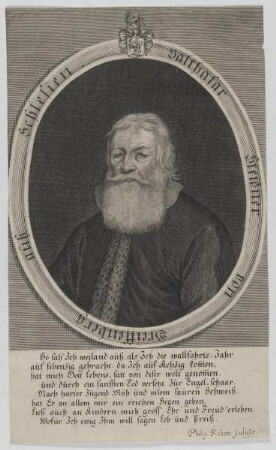 Bildnis des Balthasar Steidner von Greiffenberg