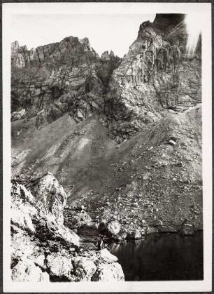 Österreich, Lienzer Dolomiten. Blick auf die Laserz-Wand