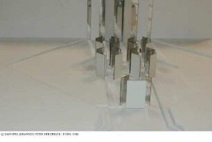 Wasserwand und kinetisches Eingangsobjekt, Ernst-Ludwig-Gymnasium - Gesamtmodell des künstlerischen Projekts