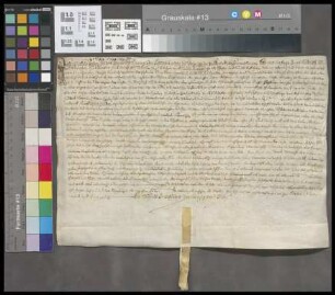 Dolgesheim: Schultheiß und Schöffen des Gerichts Dolgesheim beurkunden, daß Adam Mann oo Apollonia von der Pfarrkirche zu Dolgesheim 15 fl. zu dre...