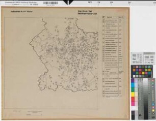 Katasteramt Münster Stadt  Stadtkreis Münster, Deckblatt 3 mit Namensliste