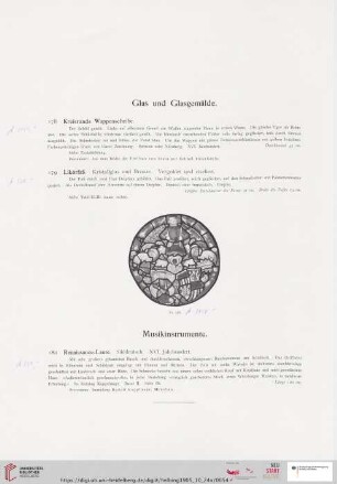 Musikinstrumente (Nr. 180)