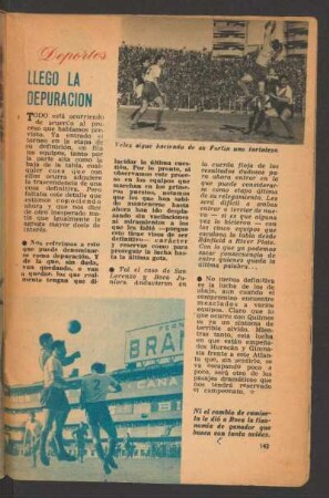 Deportes: Llegó la depuración