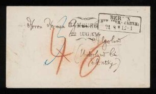 Brief von Jacob Grimm an Herman Grimm