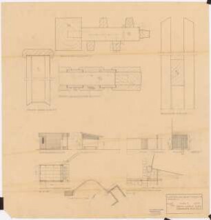 Garten Dr. Hoesch, Gernsbach: Details 1:50, 1:1