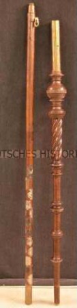 Fahnenstange zu Banner des Gesangvereins "Liederkreis" Chemnitz