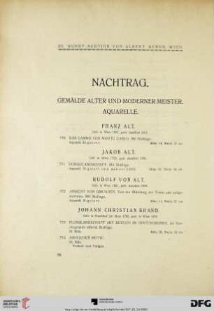 Nachtrag (Nr. 770-857)