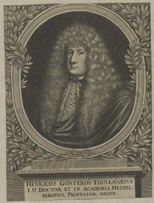 Bildnis des Heinricus Günterus von Thülemarius