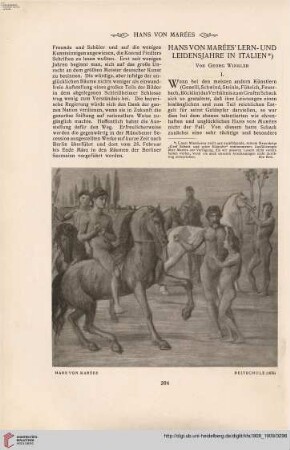 24: Hans von Marées' Lern- und Leidensjahre in Italien, [1]