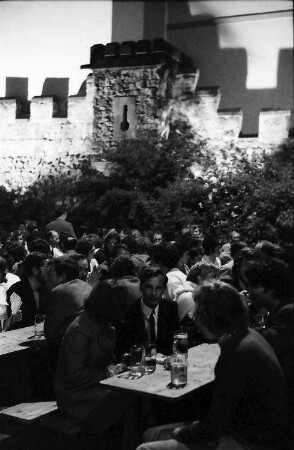 Freiburg: Grünwälderstraße, Gerberau; Fest an der Stadtmauer