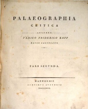 Palaeographia critica. 2, Tachygraphia veterum ; Vol. 2