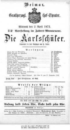Die Karlsschüler