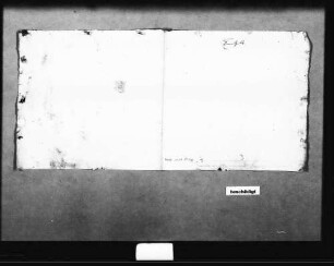 Grundriss (Folio Doppelblatt, Tinte) mit aufgeklebtem Quartblatt, Variante von A 103/01