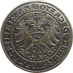 Prägestempel für einen Taler (Rückseite)