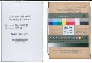 Entnazifizierung Heinrich Keller , geb. 28.09.1902 (Lehrer)