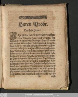 Huren Probe.