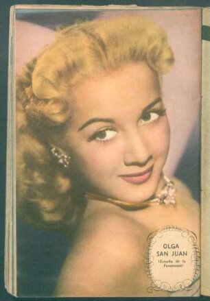 Olga San Juan (estrella de la Paramount) - [Fotografía]