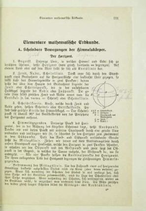 Elementare mathematische Erdkunde