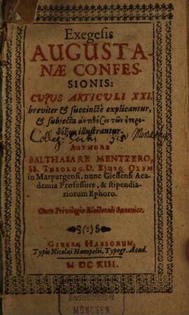 Exegesis Augustanae Confessionis