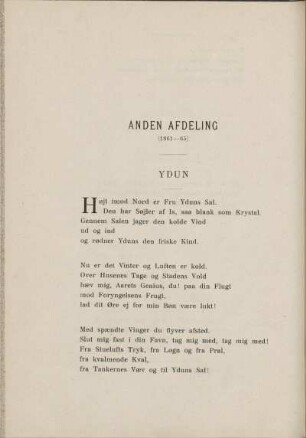 Anden Afdeling (1861-65)