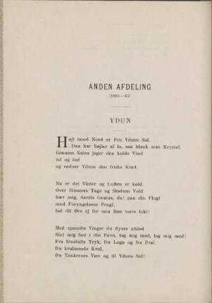Anden Afdeling (1861-65)