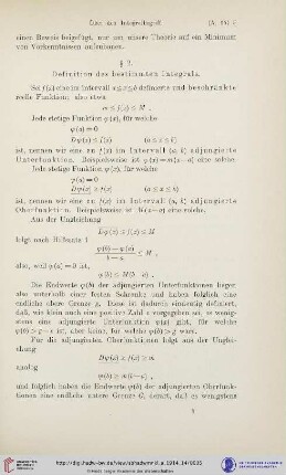 § 2. Definition des bestimmten Integrals