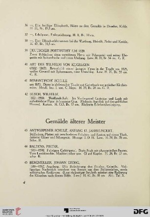 Gemälde älterer Meister (Nr. 43-91)