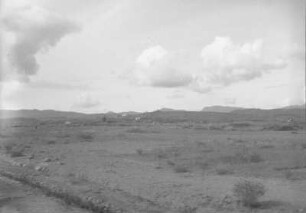 Landschaft bei Cuajimalpa de Morelos : Blick über eine ebene Landschaft