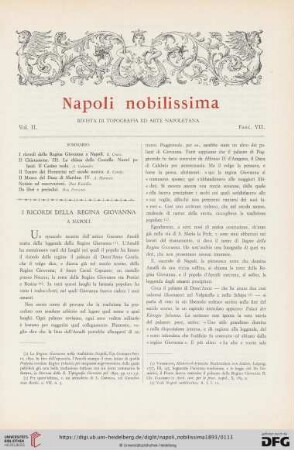 I ricordi della regina Giovanna a Napoli