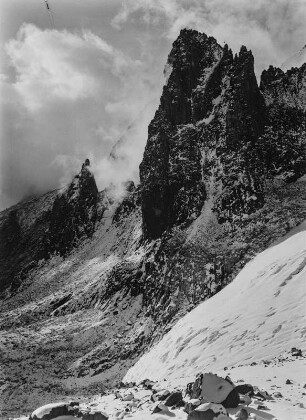 Mount-Kenya-Massiv : Gipfel Point John im Mount-Kenya-Massiv