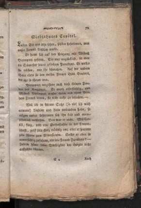 Siebenzehntes Capitel