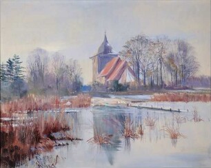 Die Kirche von Bosau von Südosten