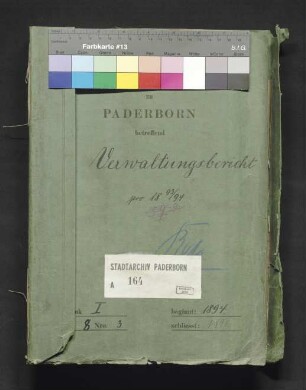 Verwaltungsbericht für 1893/94