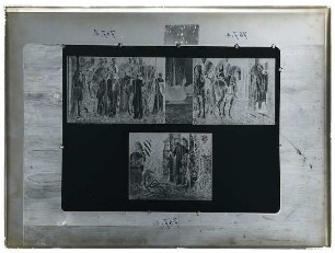 Motive aus der Wandteppichserie zu König Artus und die Suche nach dem Heiligen Gral von William Morris und Edward Burne-Jones (Reproduktion)