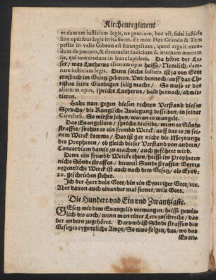Die Hundert und Ein und Zwantzigste. - Die Hundert und Drey und Zwentzigste.