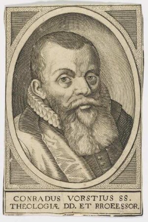 Bildnis des Conradus Vorstius