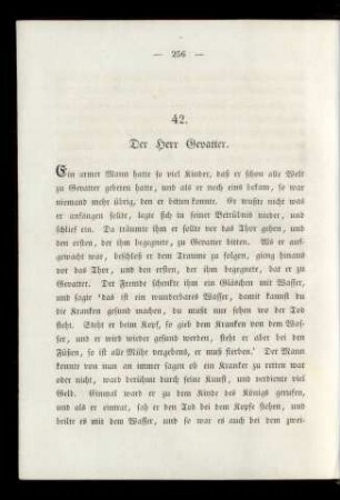42. Der Herr Gevatter.