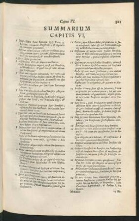 Caput VI. An in fructibus Beneficiorum, & Distributionibus quotidianis, detur Ius accrescendi, cum tacita onerum repetitione.